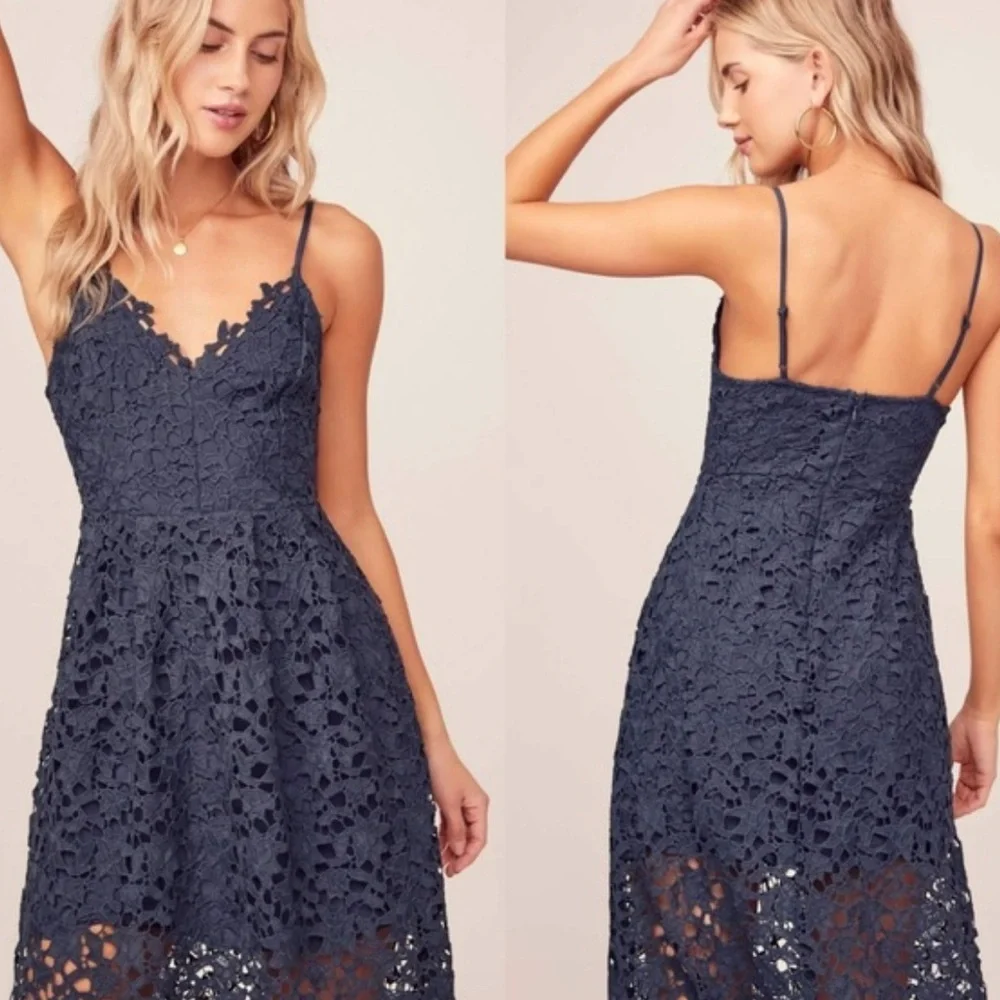 Will accept any offer - ASTR the label lace A line midi dress - Picture 3 of 4